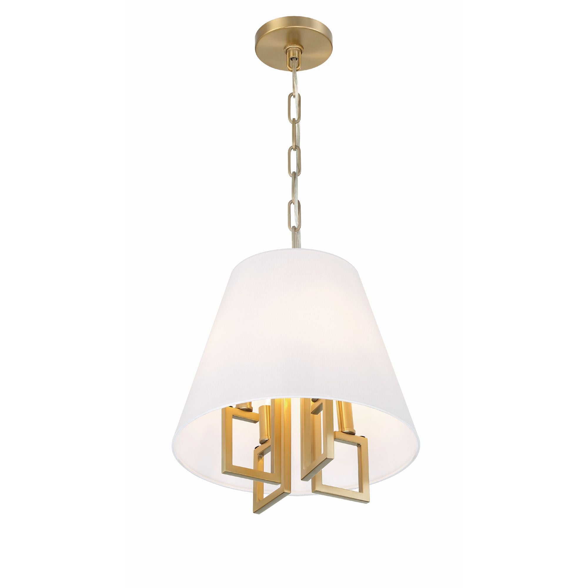 Libby Langdon Westwood 13.5'' Vibrant Gold Chandelier Gold 13.5"W x 14.25"H x 13.5"D