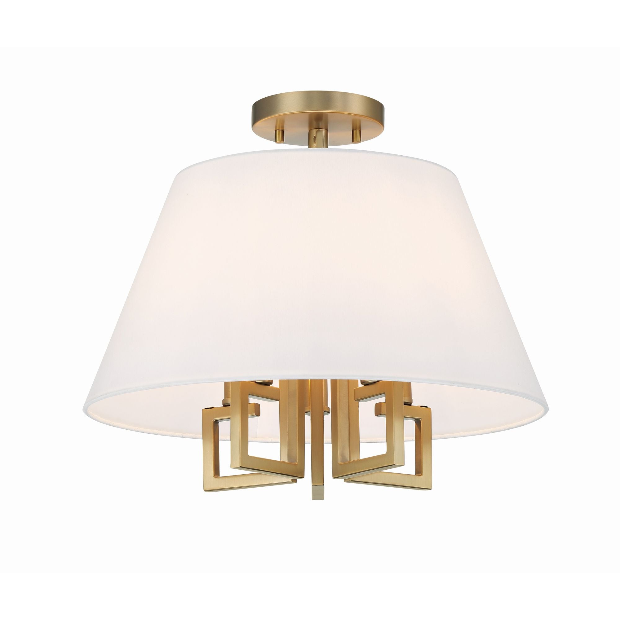 Libby Langdon for Crystorama Westwood 5 Light Vibrant Gold Ceiling Mount