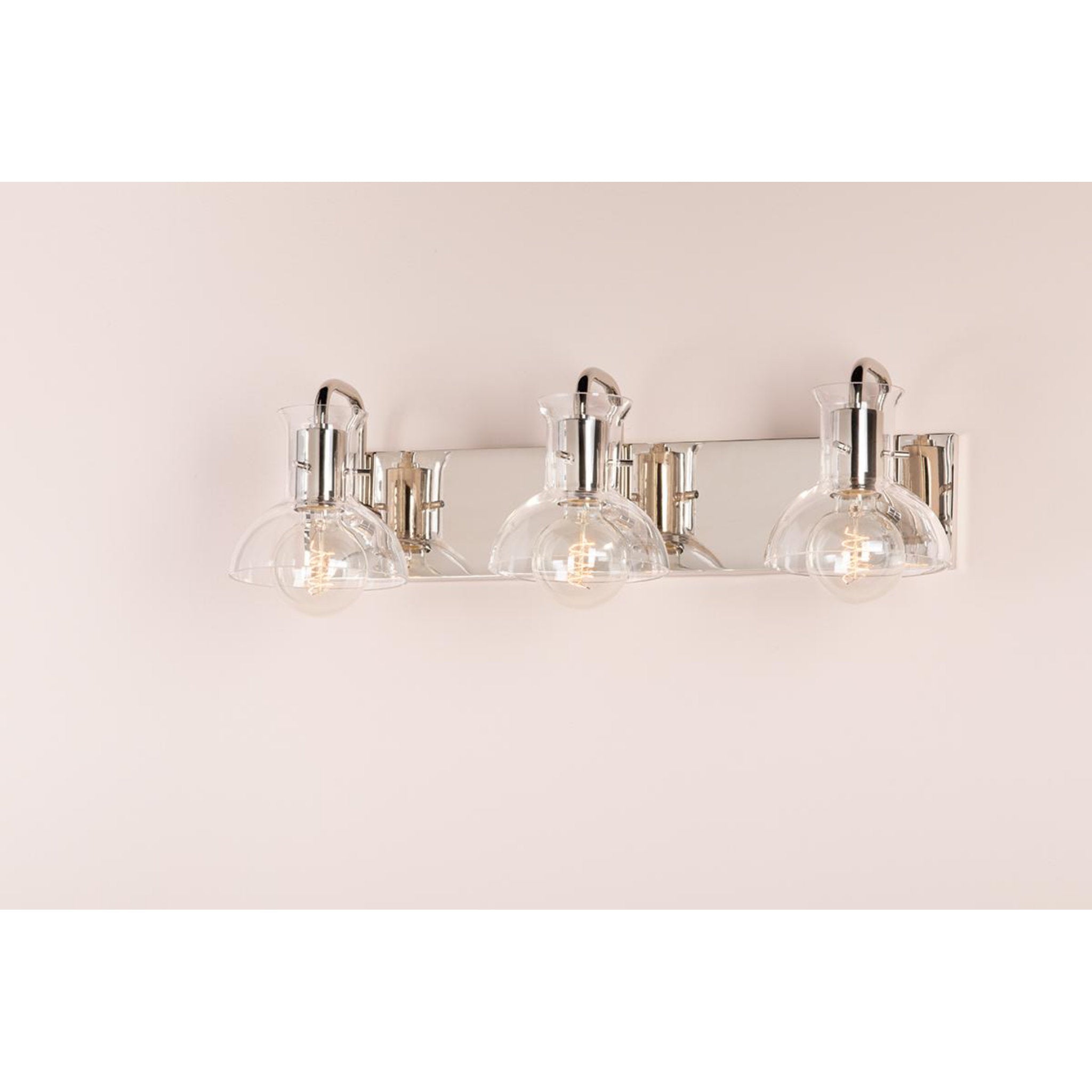 Riley 3-Light Bath and Vanity in Polished Nickel