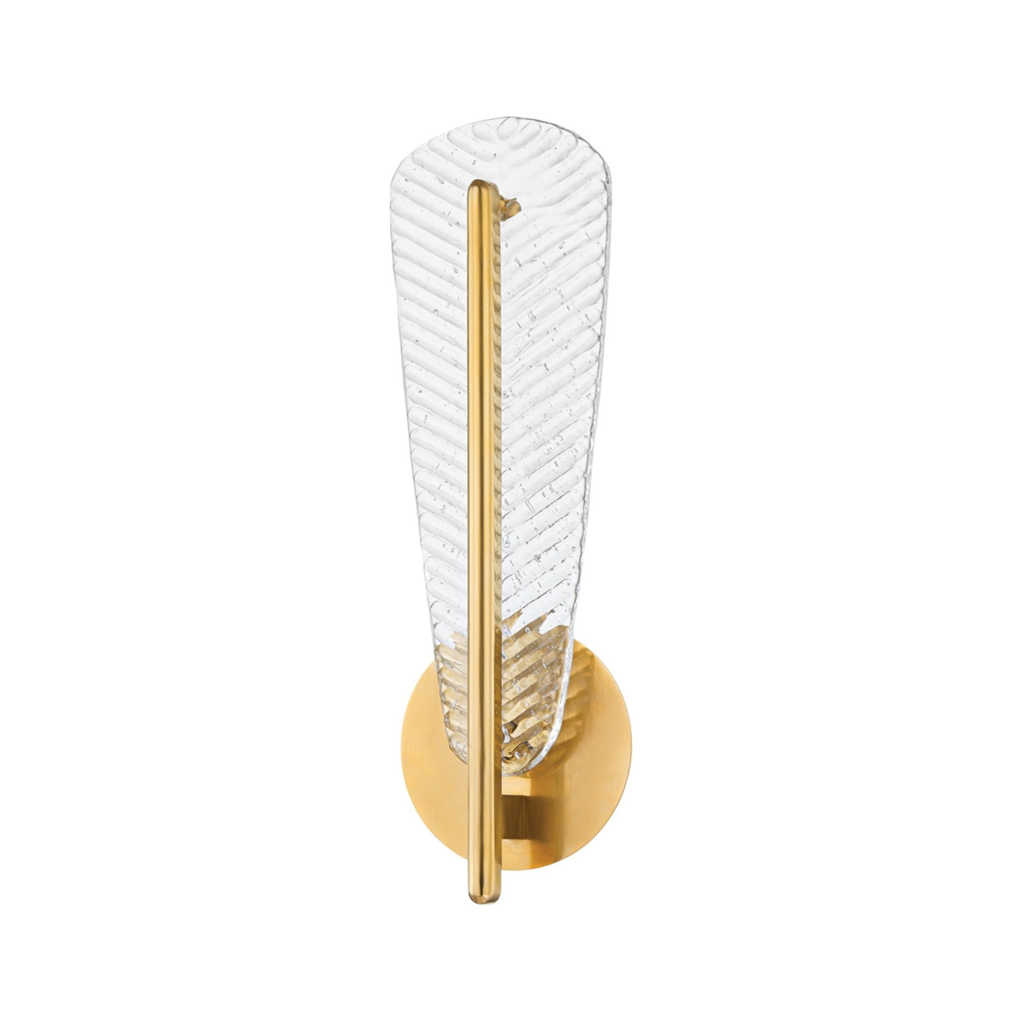 Passaic 1-Light Wall Sconce in Aged Brass 5.5W x 17.5H