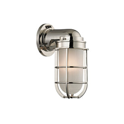 Carson 1 Light Wall Sconce in Polished Nickel