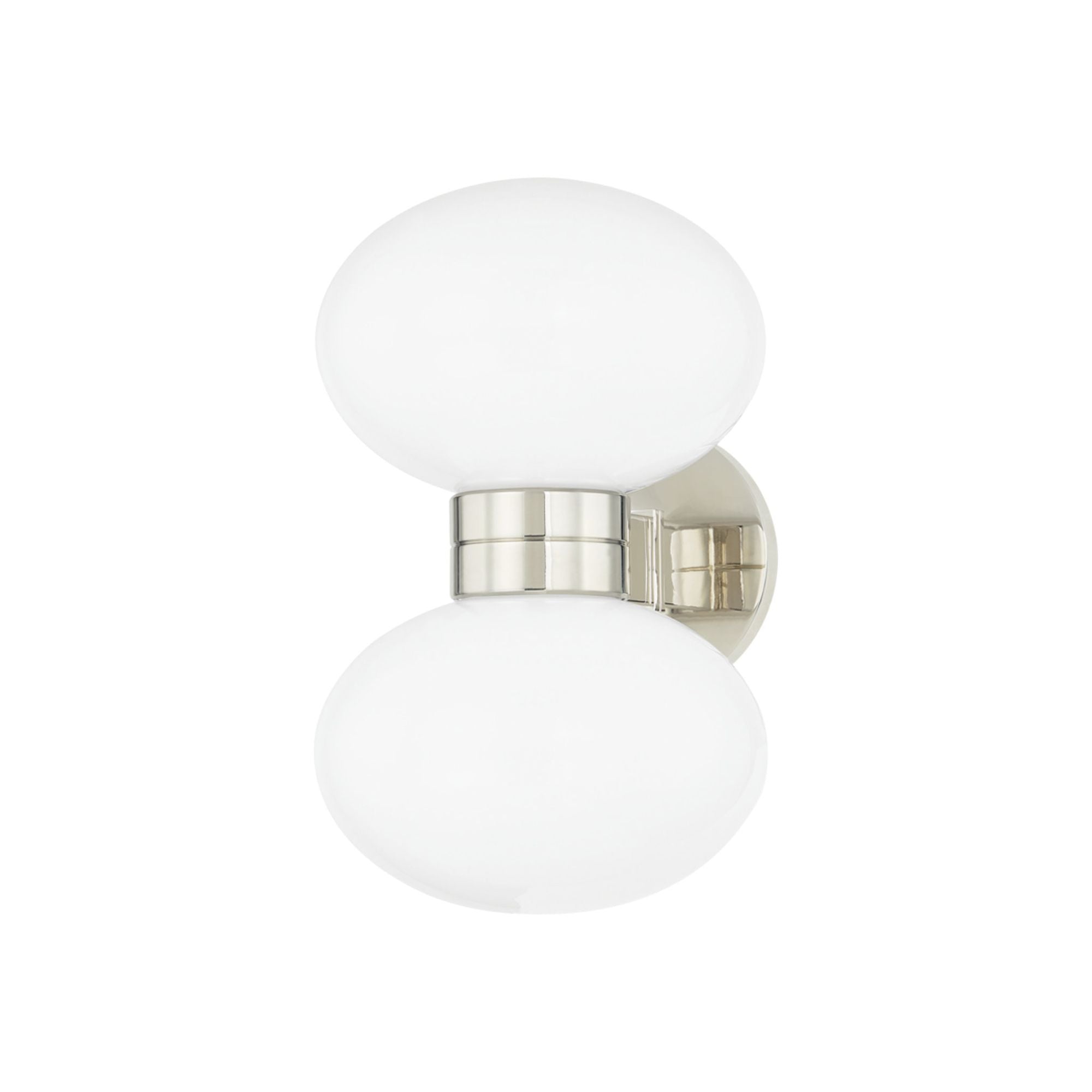 Otsego 2 Light Wall Sconce in Polished Nickel