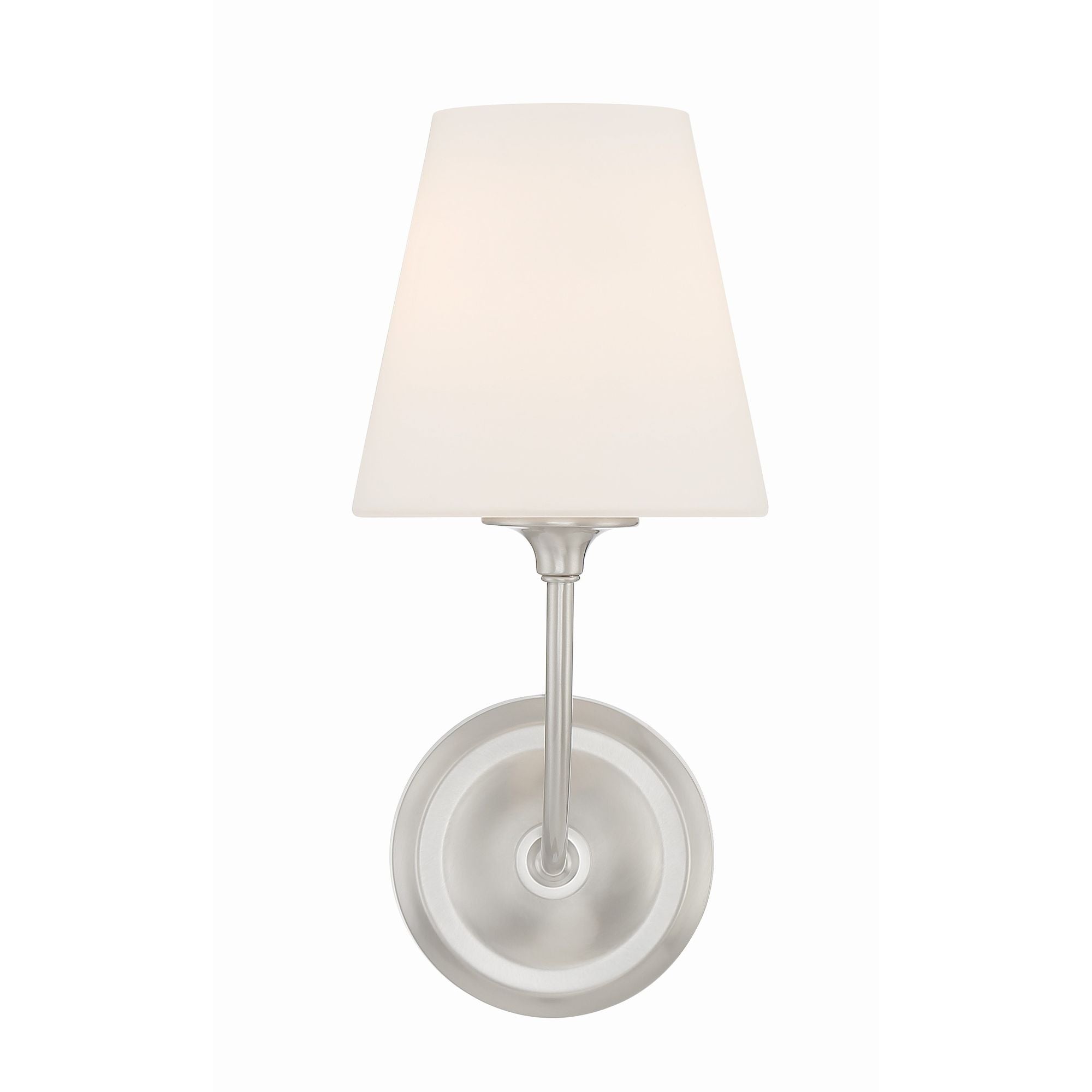 Libby Langdon Sylvan 6'' Brushed Nickel Sconce Silver 6"W x 13.25"H x 9.75"D