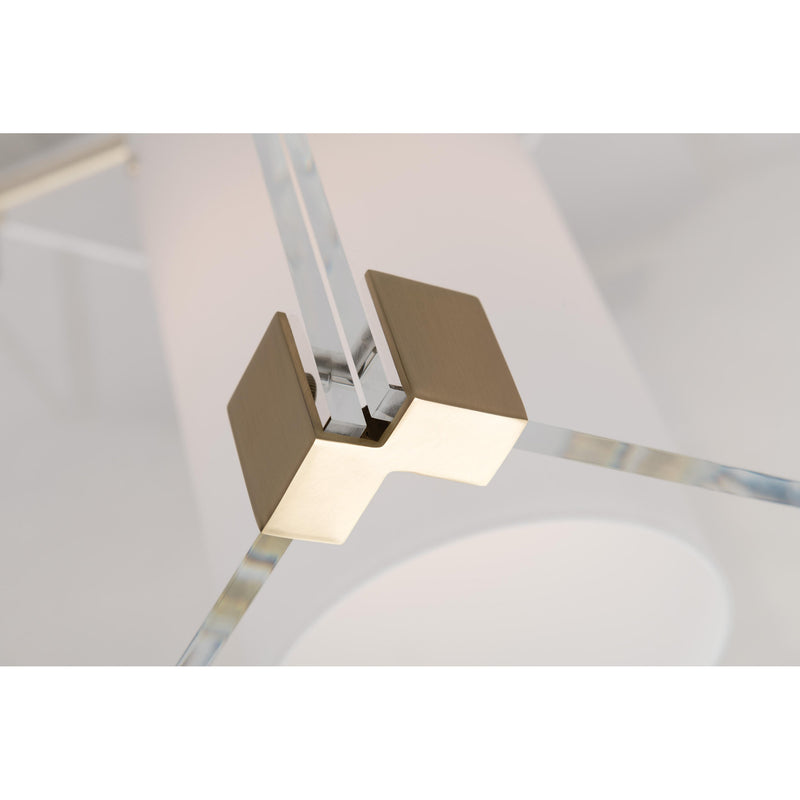 Achilles 1 Light Pendant in Polished Nickel