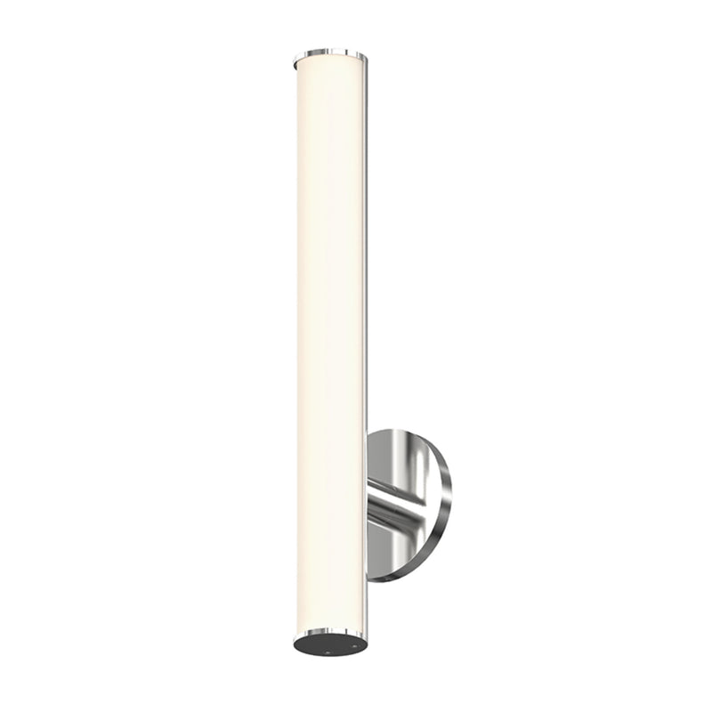 Sonneman 2501.23 Bauhaus Columns 18" LED Bath Bar in Satin Chrome