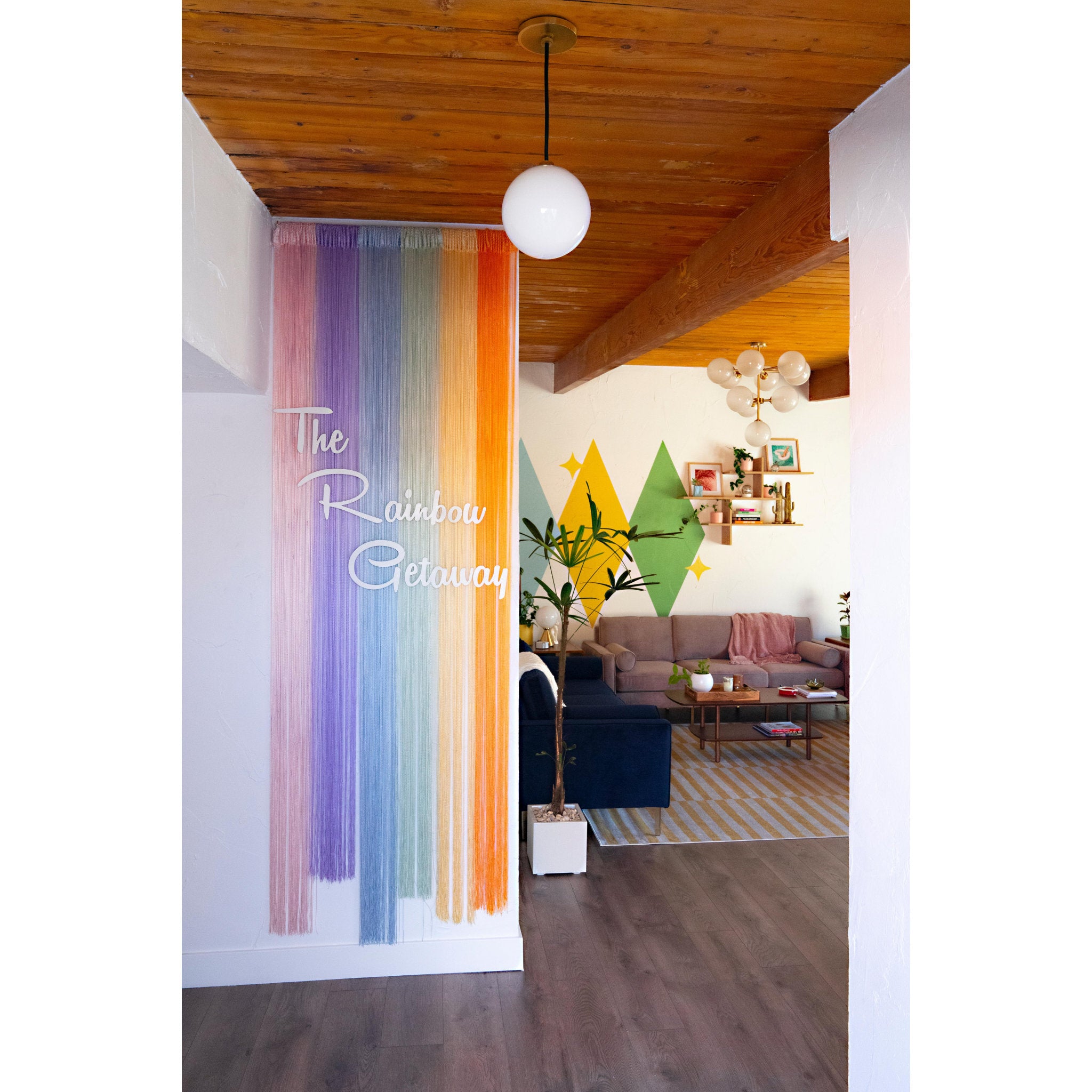 Stella 1-Light Pendant in  Aged Brass 7L x 7W x 7.75H