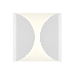 Sonneman 2710.98-WL Folds LED Sconce in Textured White