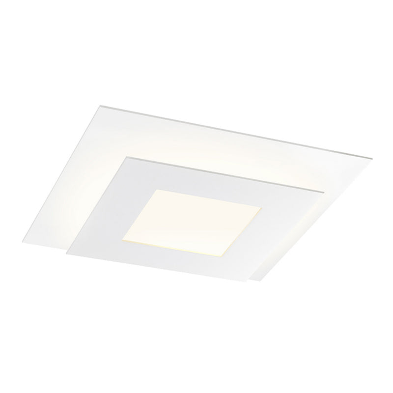 Sonneman 2727.98 Offset Square LED Surface Mount in Textured White
