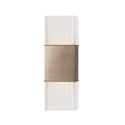 Aurora 2 Light Wall Sconce in Brushed Bronze