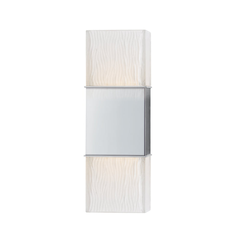 Aurora 2 Light Wall Sconce in Polished Chrome