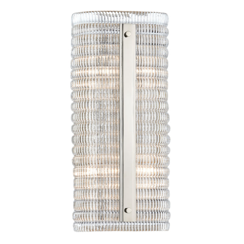 Athens 4 Light Wall Sconce in Polished Nickel