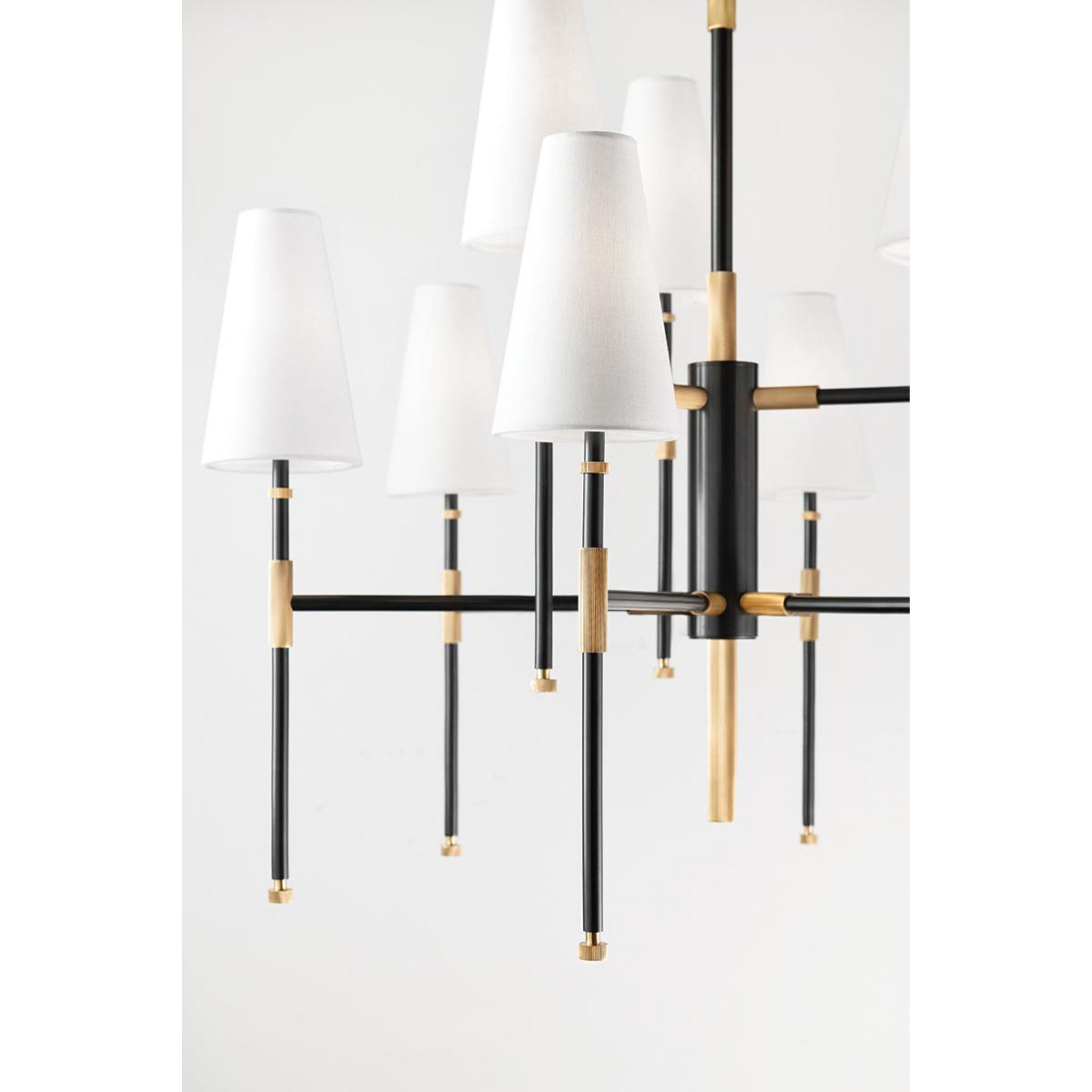 Bowery 15 Light Chandelier in Polished Nickel