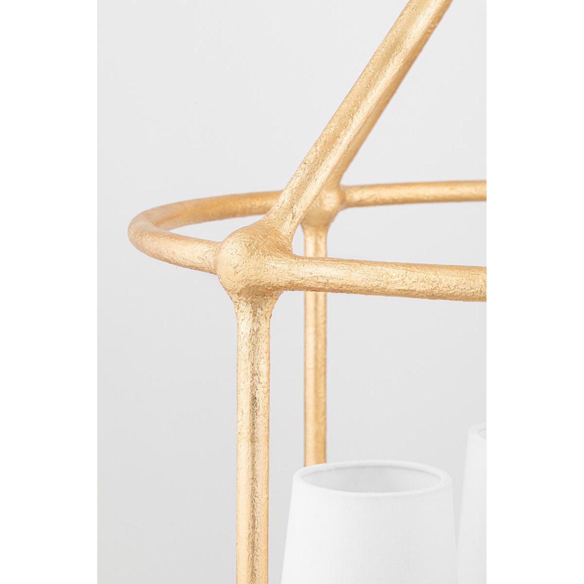 Torch 2-Light Wall Sconce in White Plaster 13.5W x 15.5H