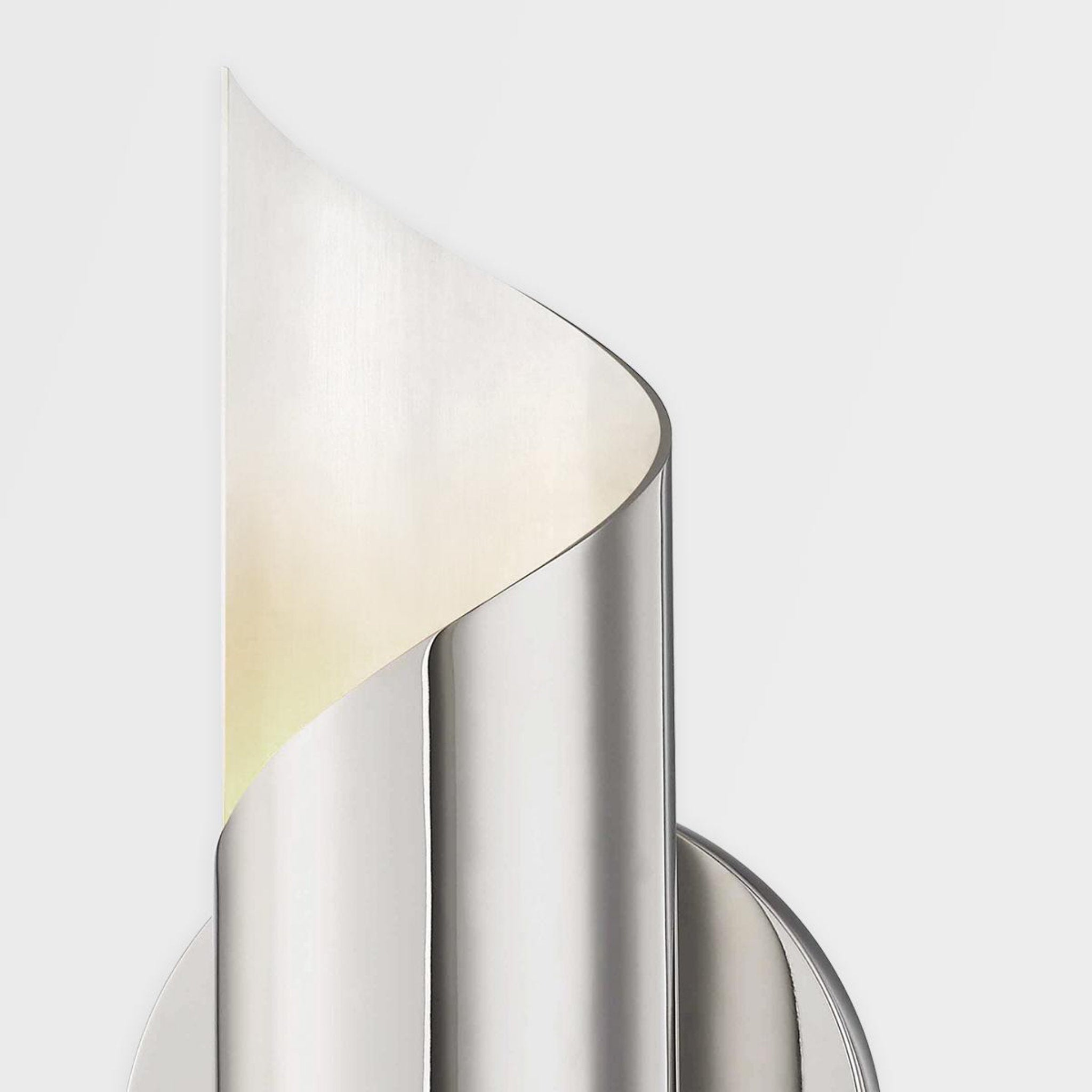 Evie 1-Light Wall Sconce in Polished Nickel