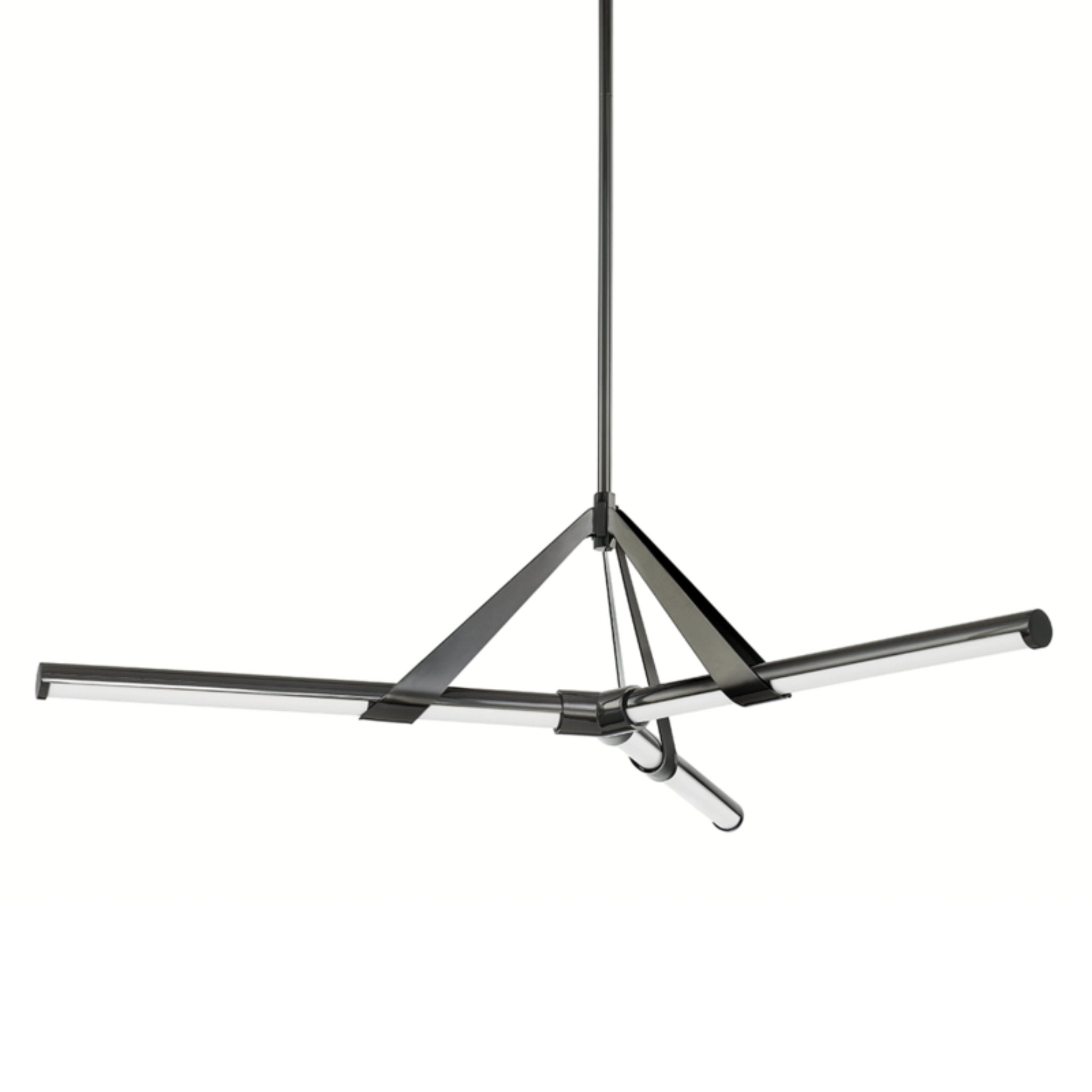 Jonas 3-Light Chandelier in  Black Nickel 46L x 46W x 10.25H