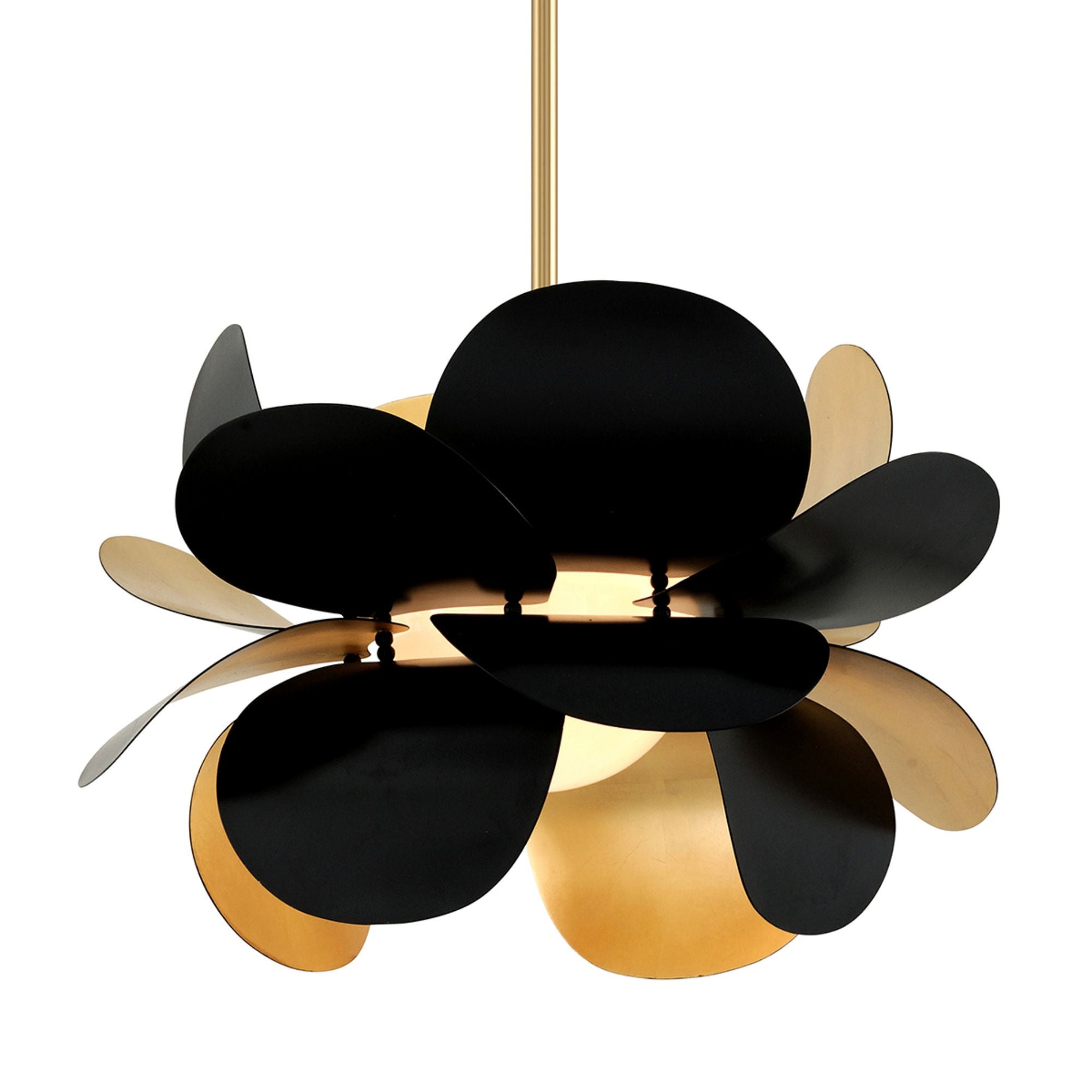 Ginger 1-Light Chandelier in  Soft Black 26.5L x 26.5W x 17.25H