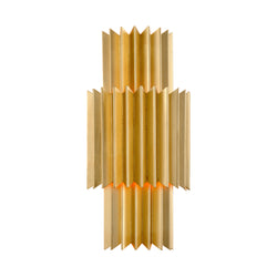 Moxy 2 Light Wall Sconce in Gold Leaf
