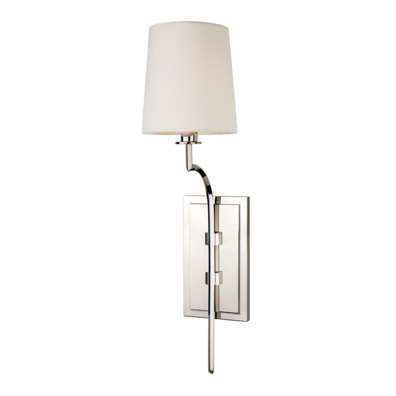 Glenford 1 Light Wall Sconce in Polished Nickel