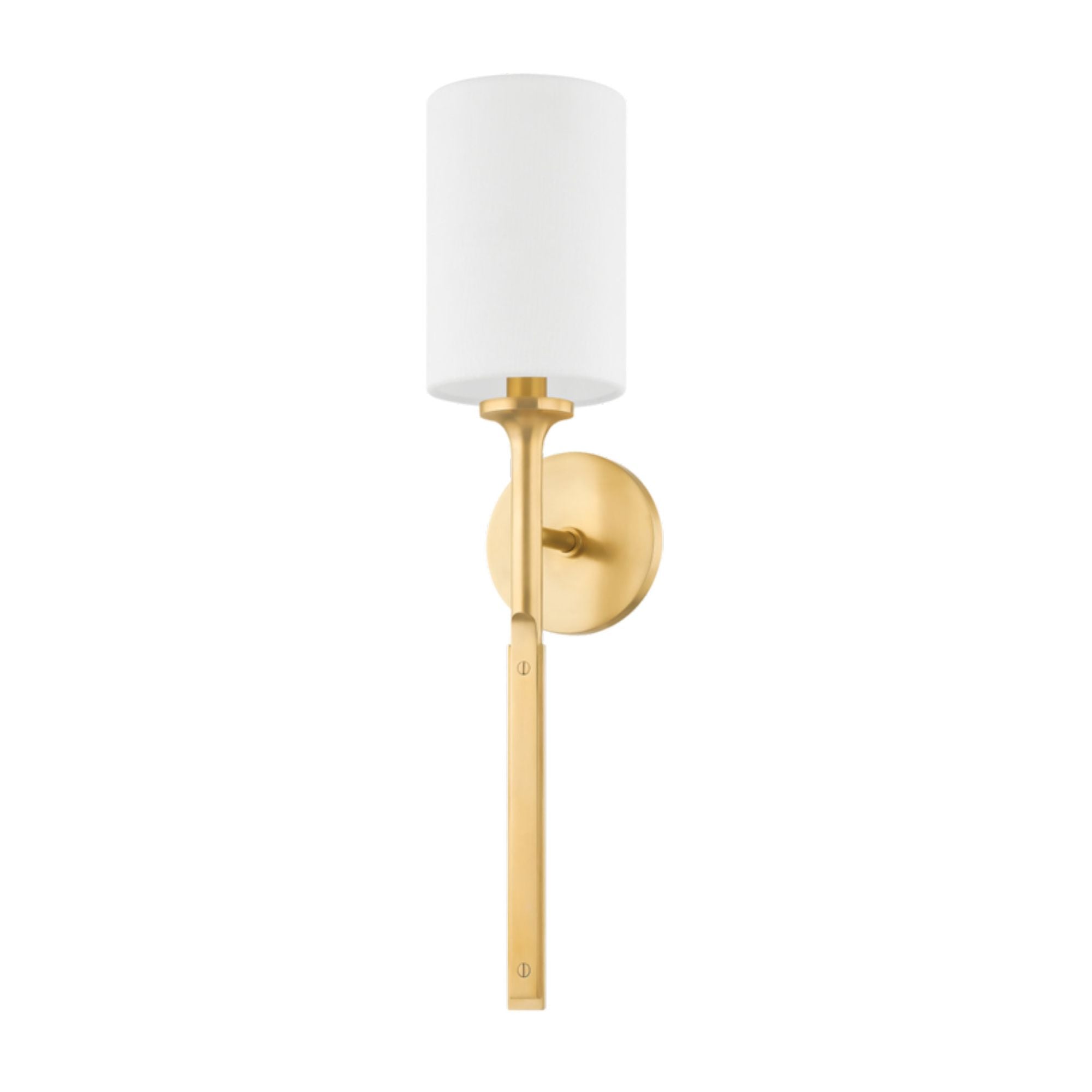 Brewster 1-Light Wall Sconce in  Aged Brass 4.75L x 4.75W x 4.75H