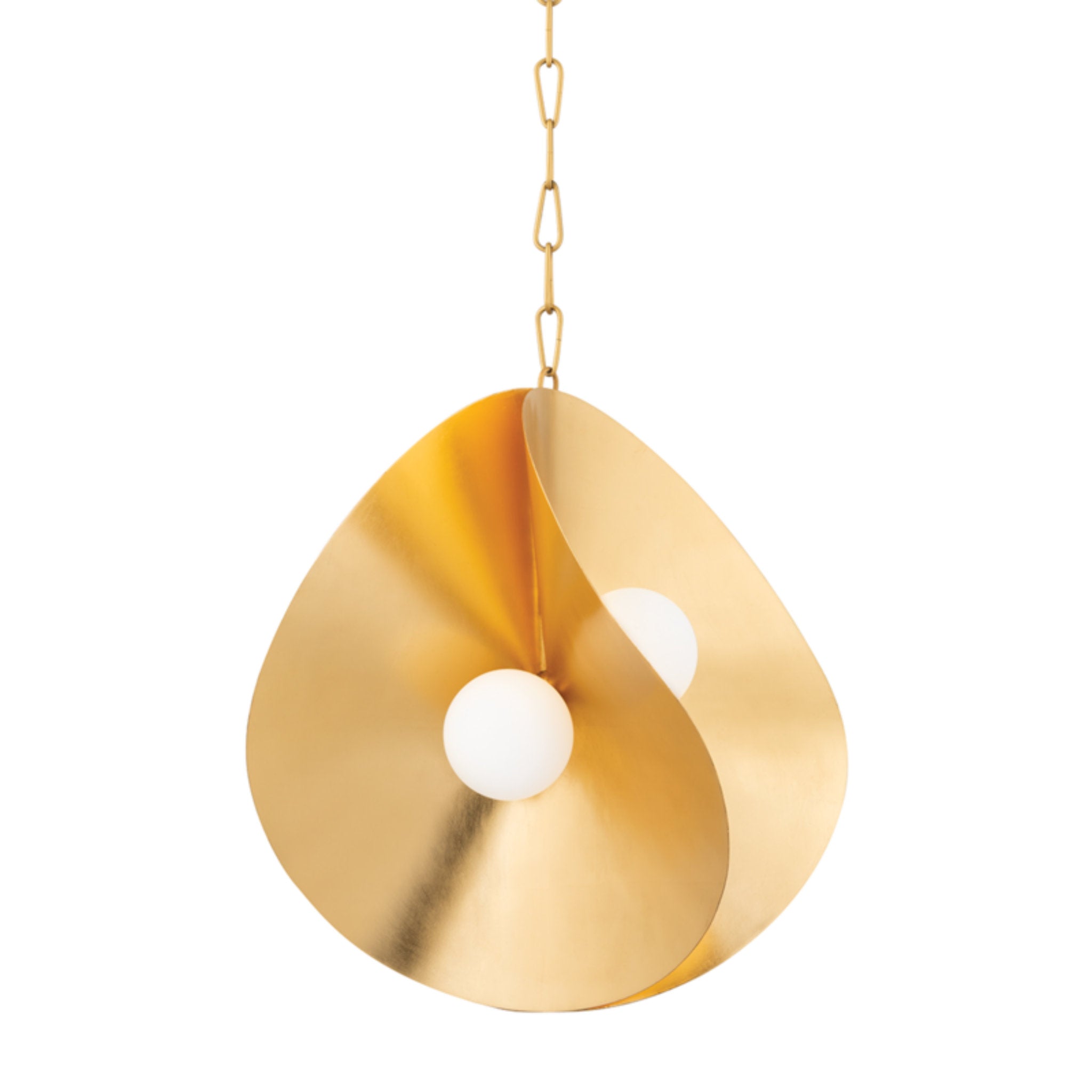 Peony 4-Light Pendant in  Gold Leaf 23.5L x 23.5W x 24.5H