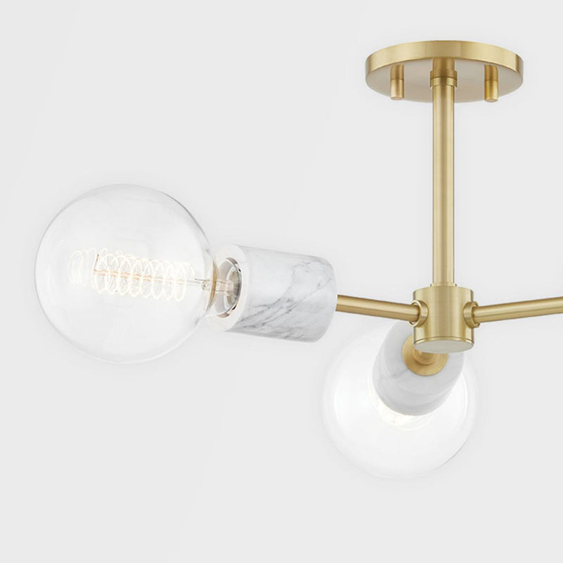 Asime 2 Light Wall Sconce in Polished Nickel