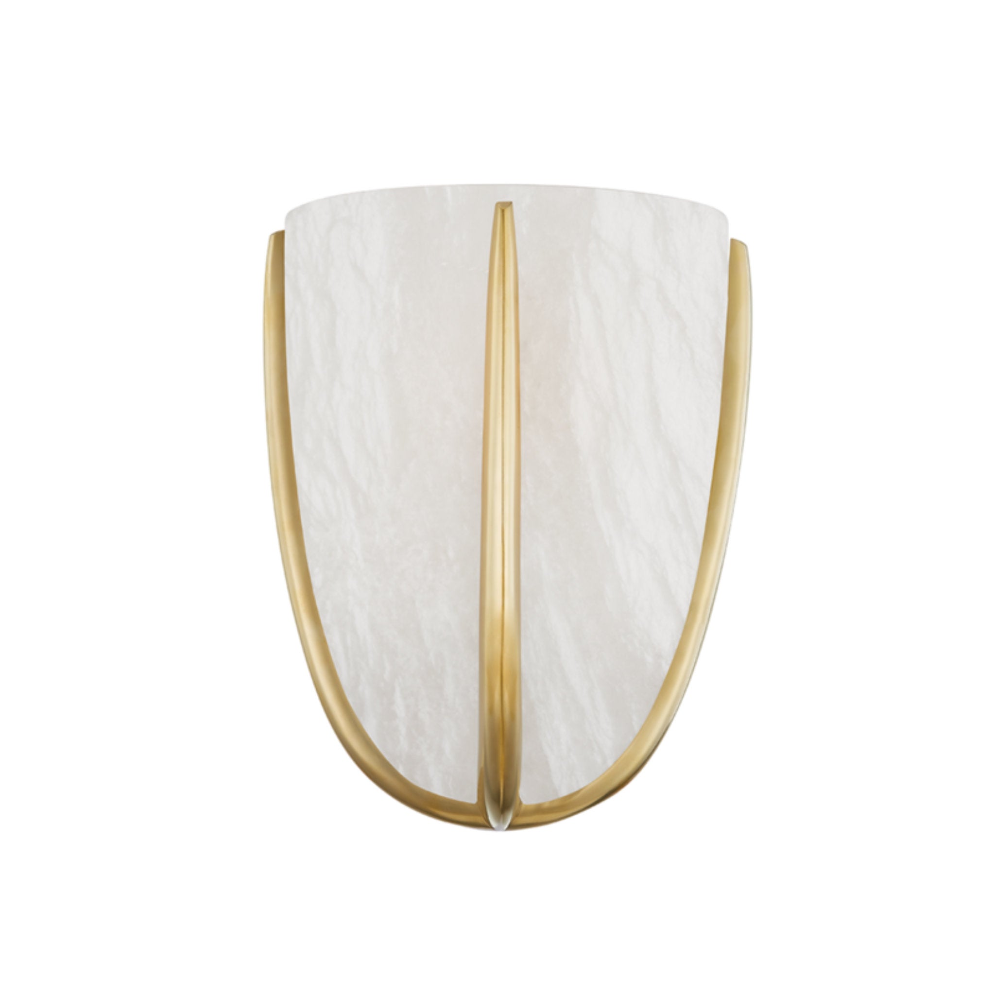 Wheatley 1-Light Wall Sconce in  Aged Brass 7L x 7W x 9.25H