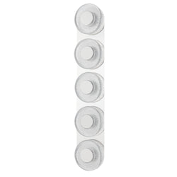 Pearl 5 Light Wall Sconce in Polished Nickel
