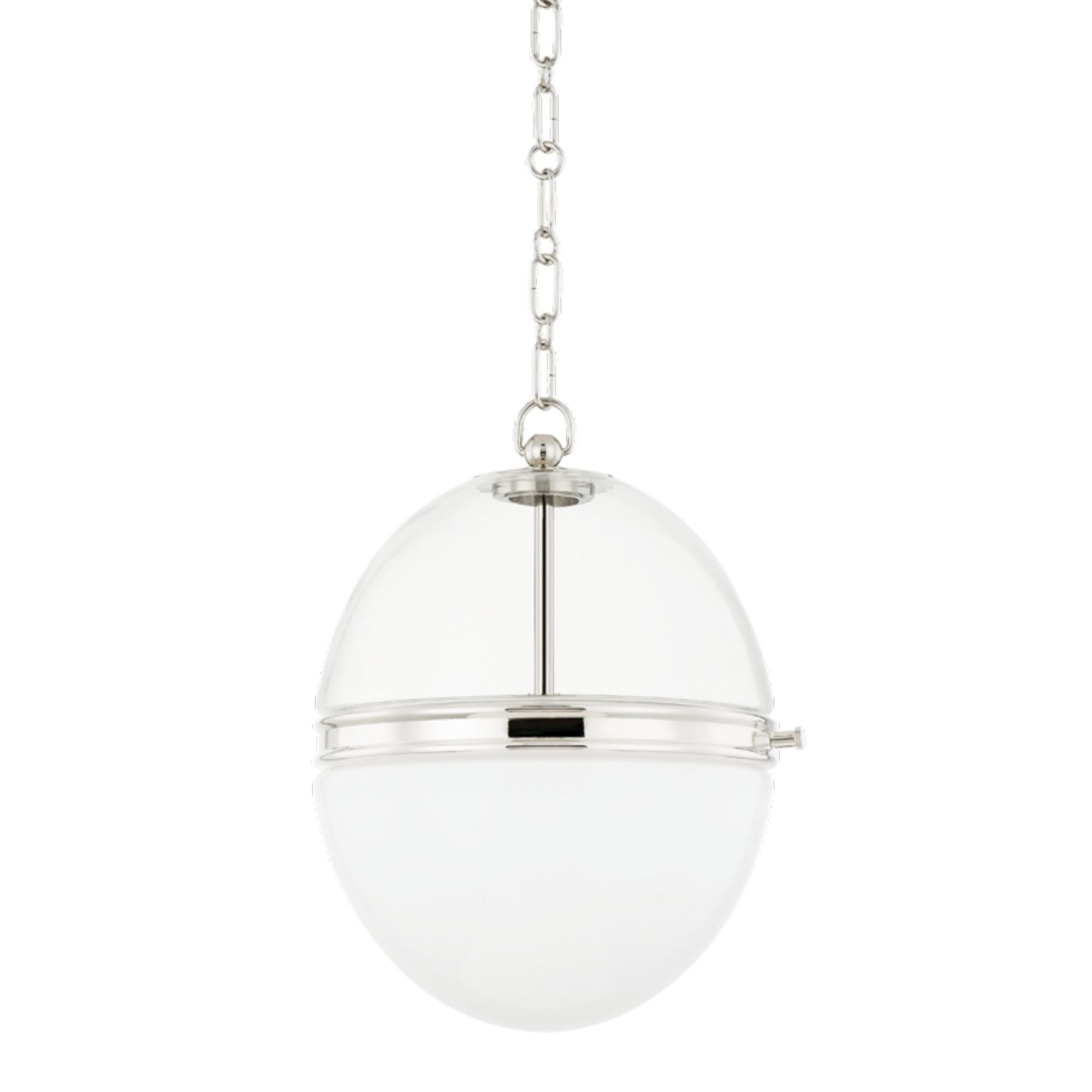 Donnell 1-Light Pendant in  Polished Nickel 12.5L x 12.5W x 15.25H