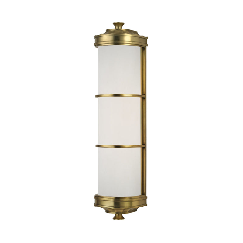 Albany 2 Light Wall Sconce in Aged Brass