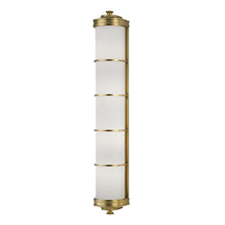 Albany 4 Light Wall Sconce in Aged Brass