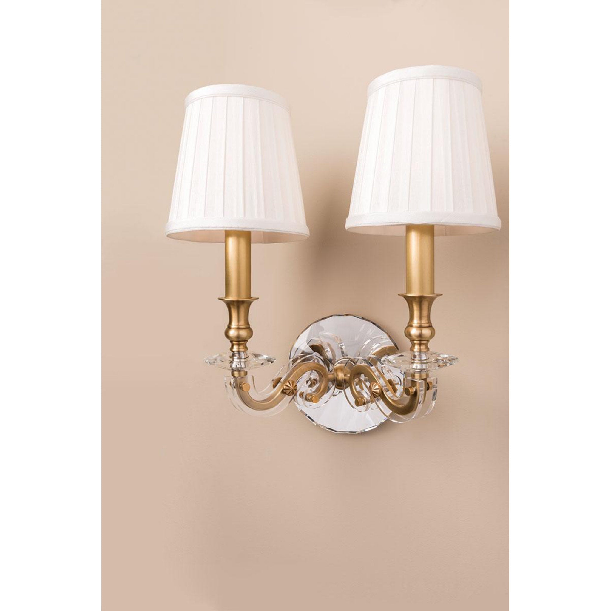 Lapeer 1-Light Wall Sconce in  Polished Nickel 5.5L x 5.5W x 14H