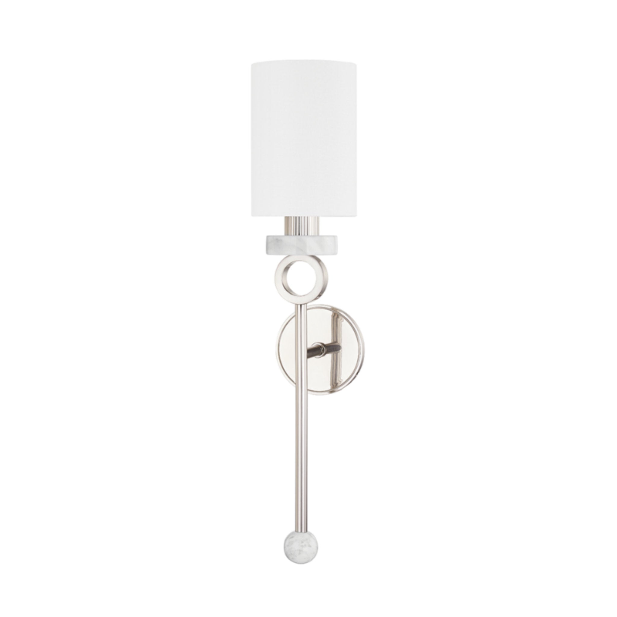 Haru 1 Light Wall Sconce in Burnished Nickel