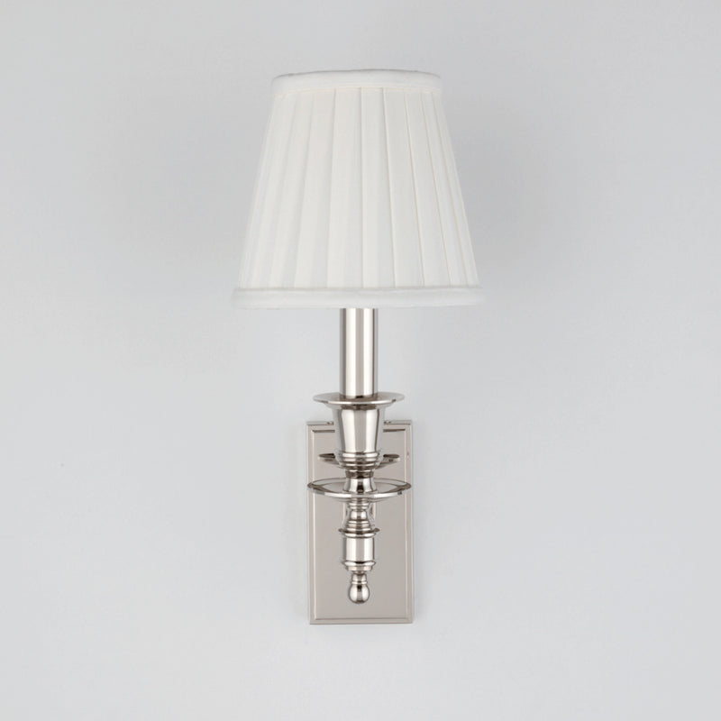 Ludlow 1 Light Wall Sconce in Polished Nickel
