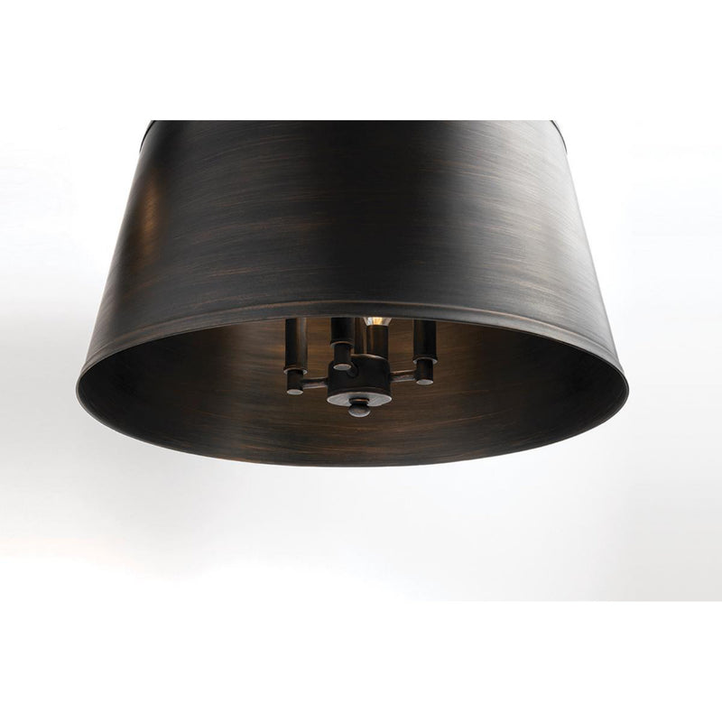 Admirals Row 1 Light Pendant in Graphite