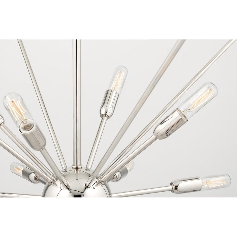 Glendale 13 Light Lantern in Polished Nickel