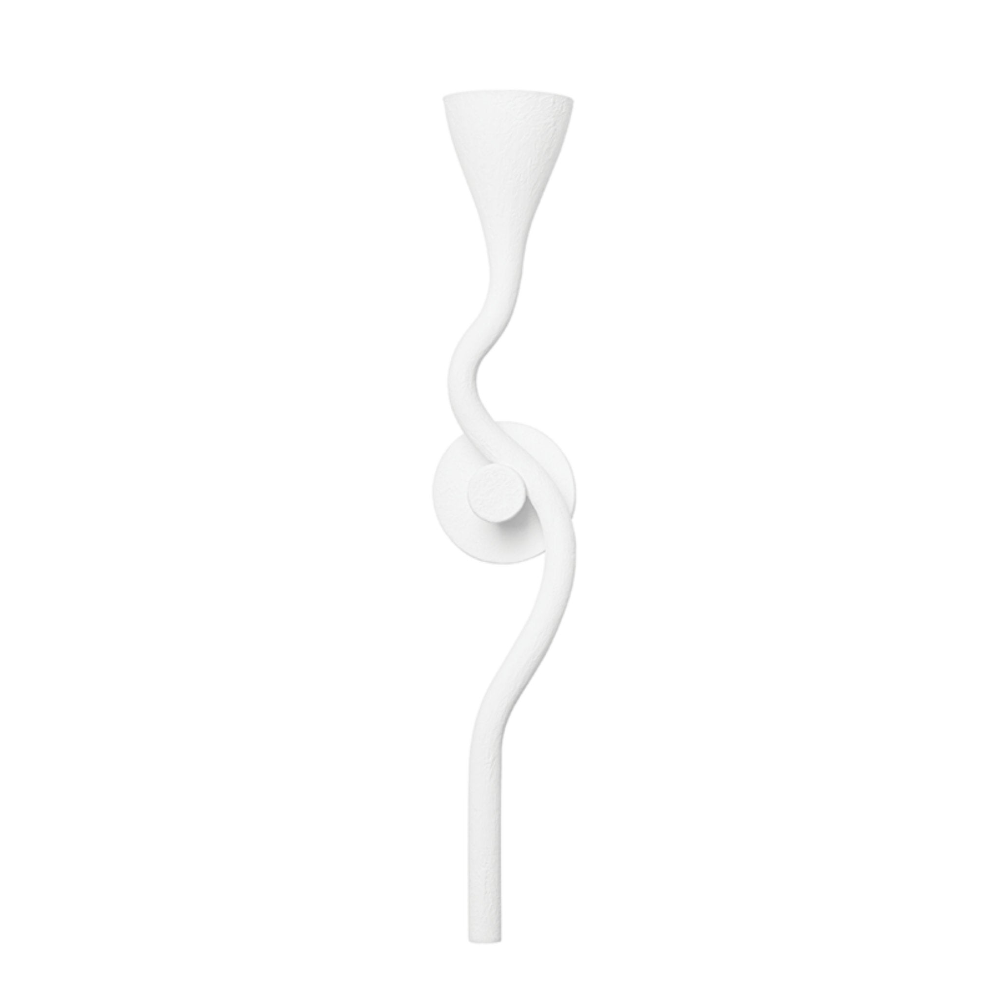 Anastasia 1 Light Wall Sconce in Gesso White