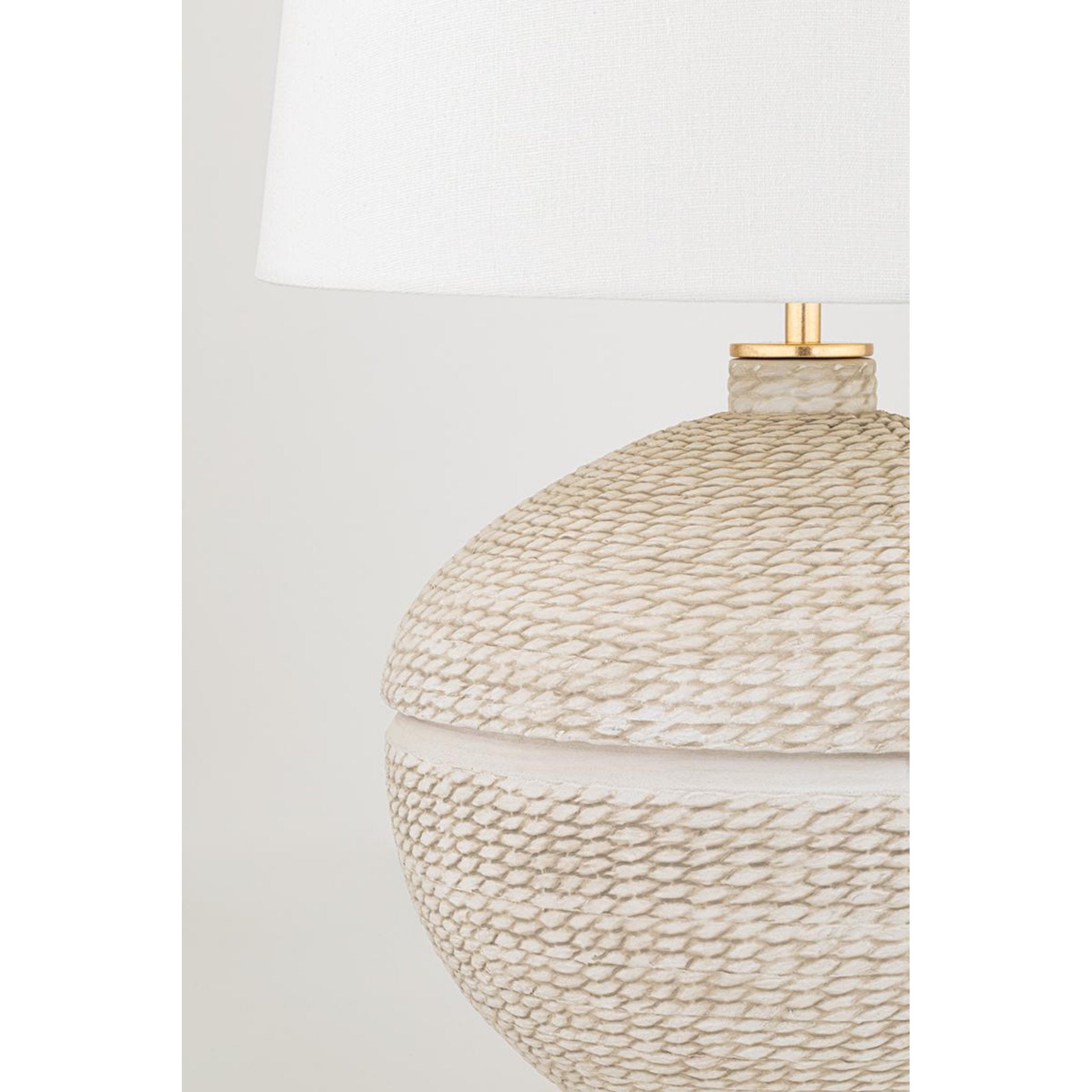 Katonah 1-Light Table Lamp in  Gold Leaf 15.5L x 15.5W x 23.75H