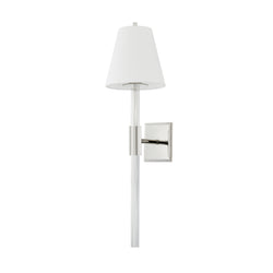 Martina 1 Light Wall Sconce in Polished Nickel