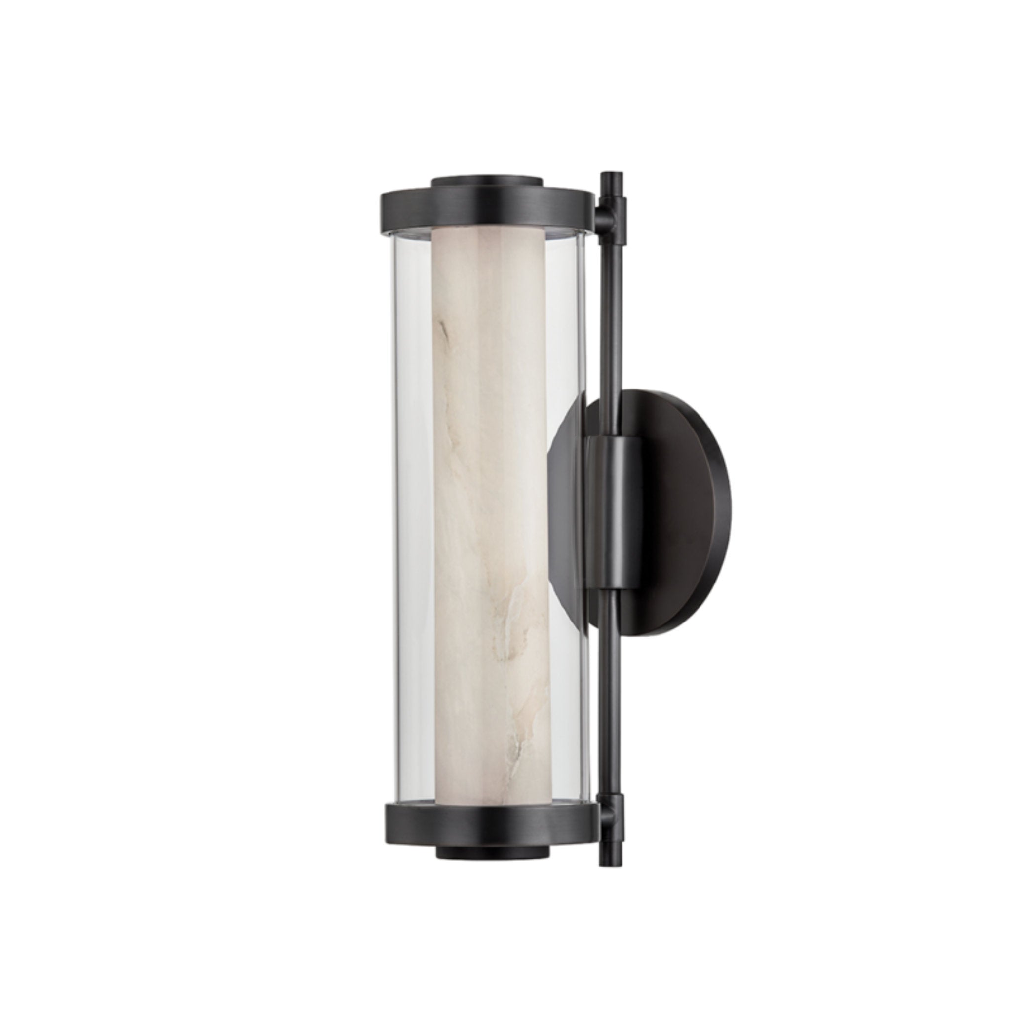 Caterina 1 Light Wall Sconce in Black Brass