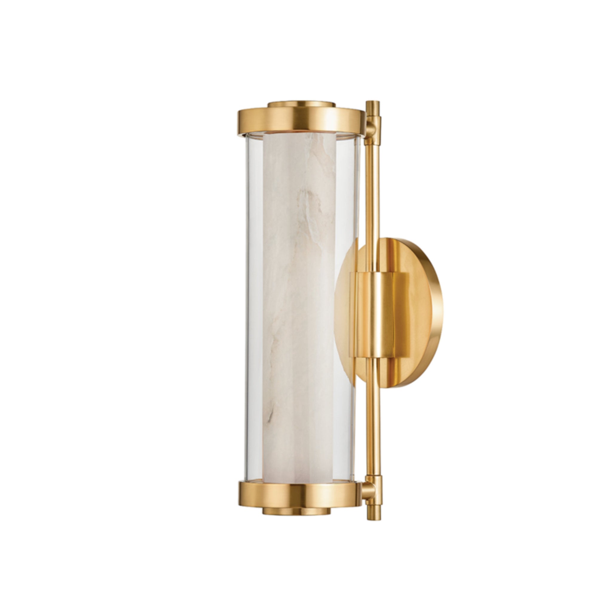 Caterina 1 Light Wall Sconce in Vintage Brass