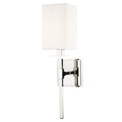 Taunton 1 Light Wall Sconce in Polished Nickel