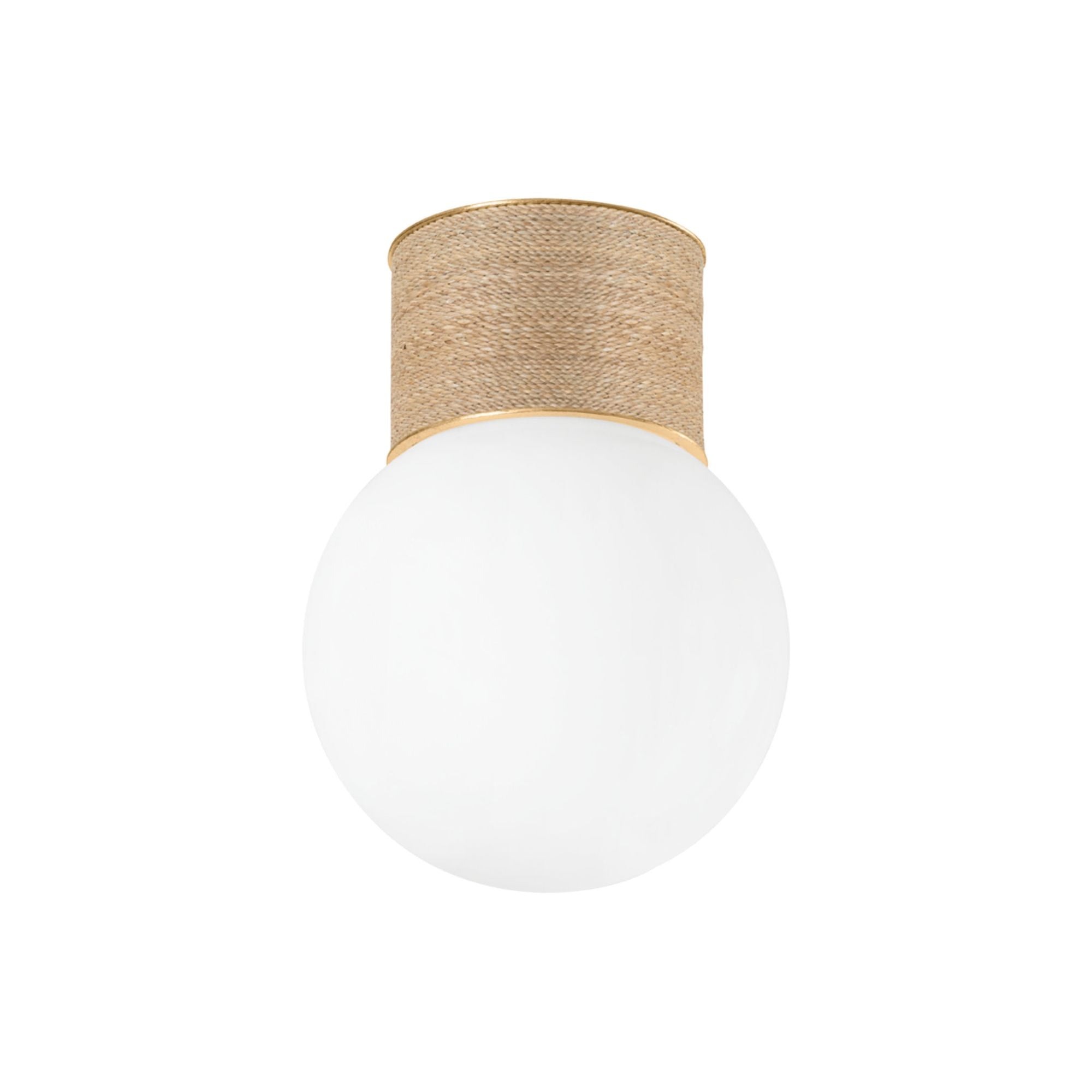 Ardsley 1-Light Flush Mount in Vintage Gold Leaf 10.75W x 14.5H