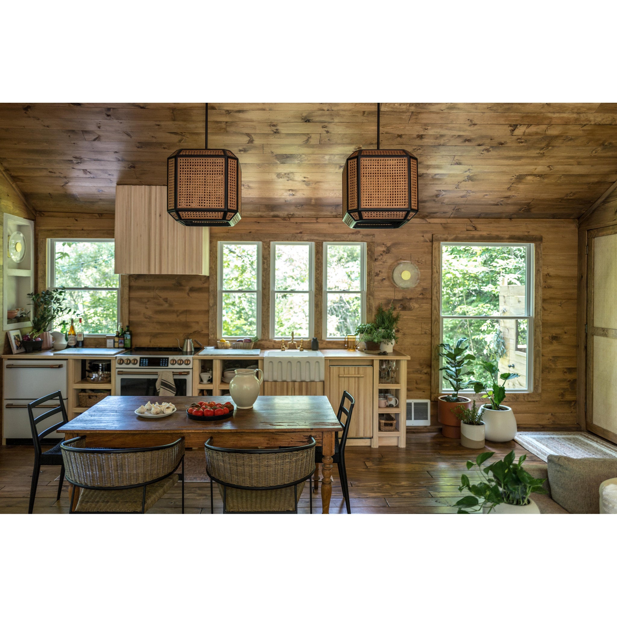 Georgia 4-Light Pendant in  Old Bronze by  Becki Owens 18L x 18W x 20H