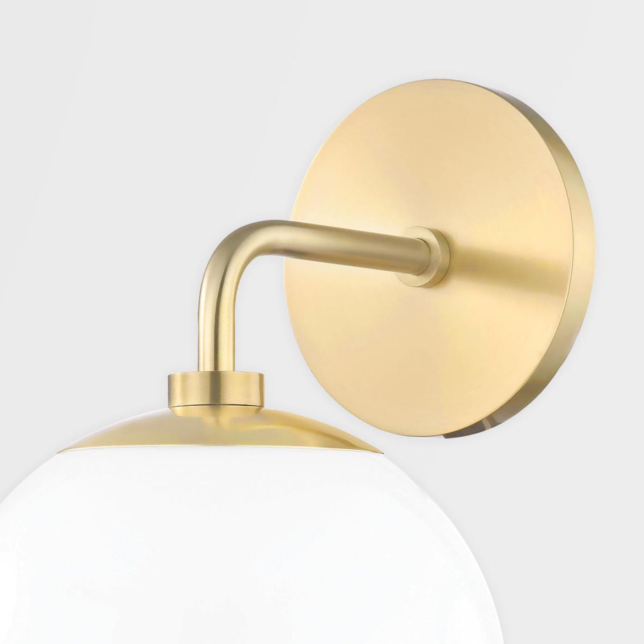 Stella 3-Light Semi Flush in Aged Brass