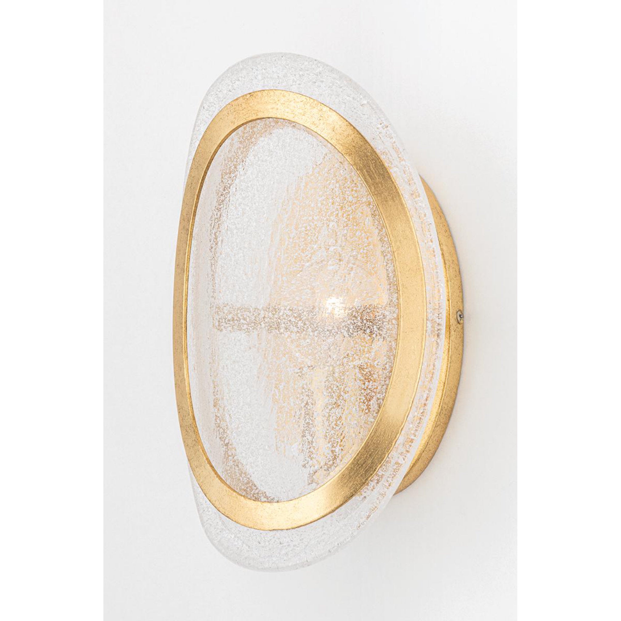 Danes 1-Light Wall Sconce in  Vintage Gold Leaf 6L x 6W x 10H