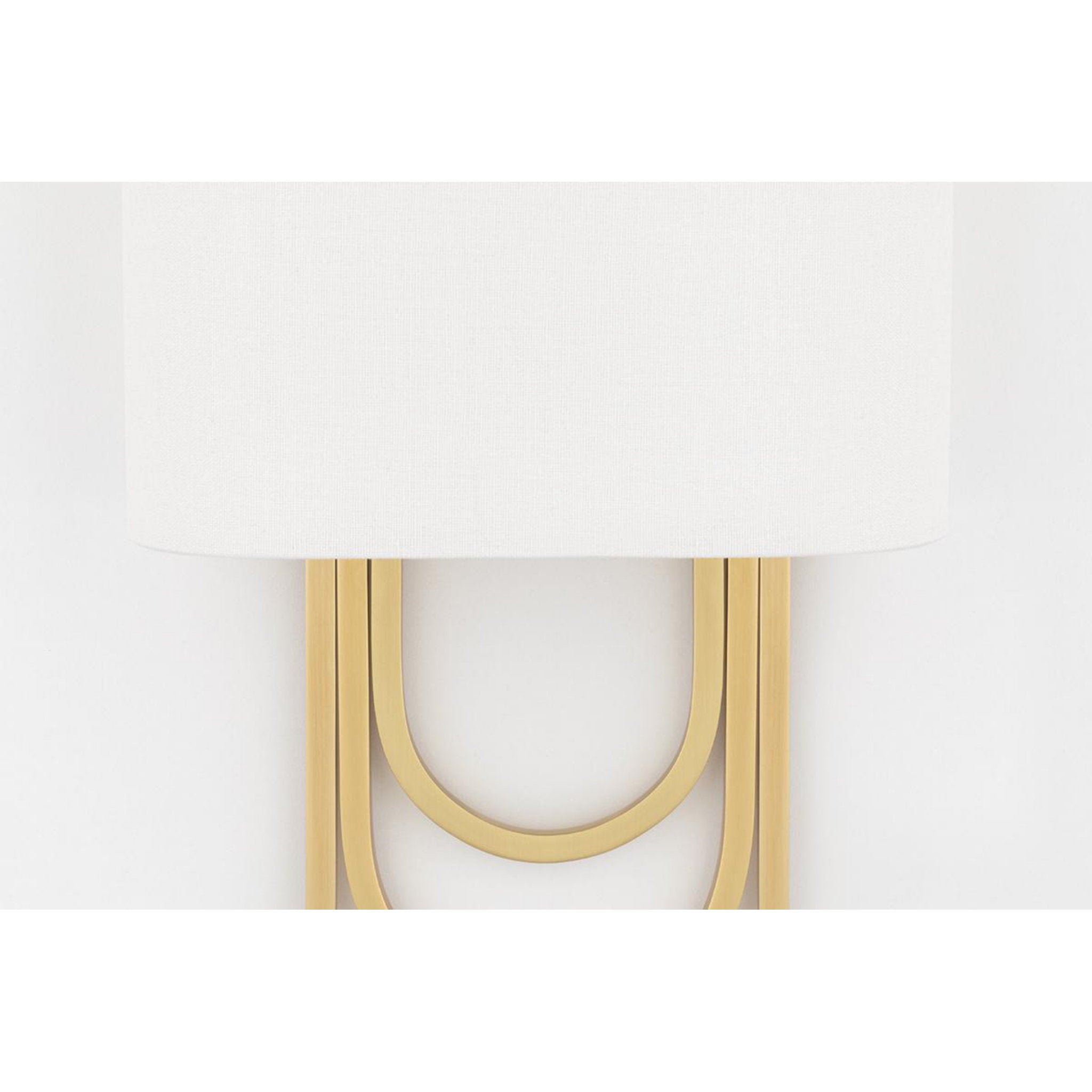 Farah 2-Light Wall Sconce in Aged Brass