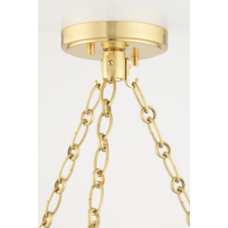 Gaines 6 Light Chandelier in Aged Old Bronze