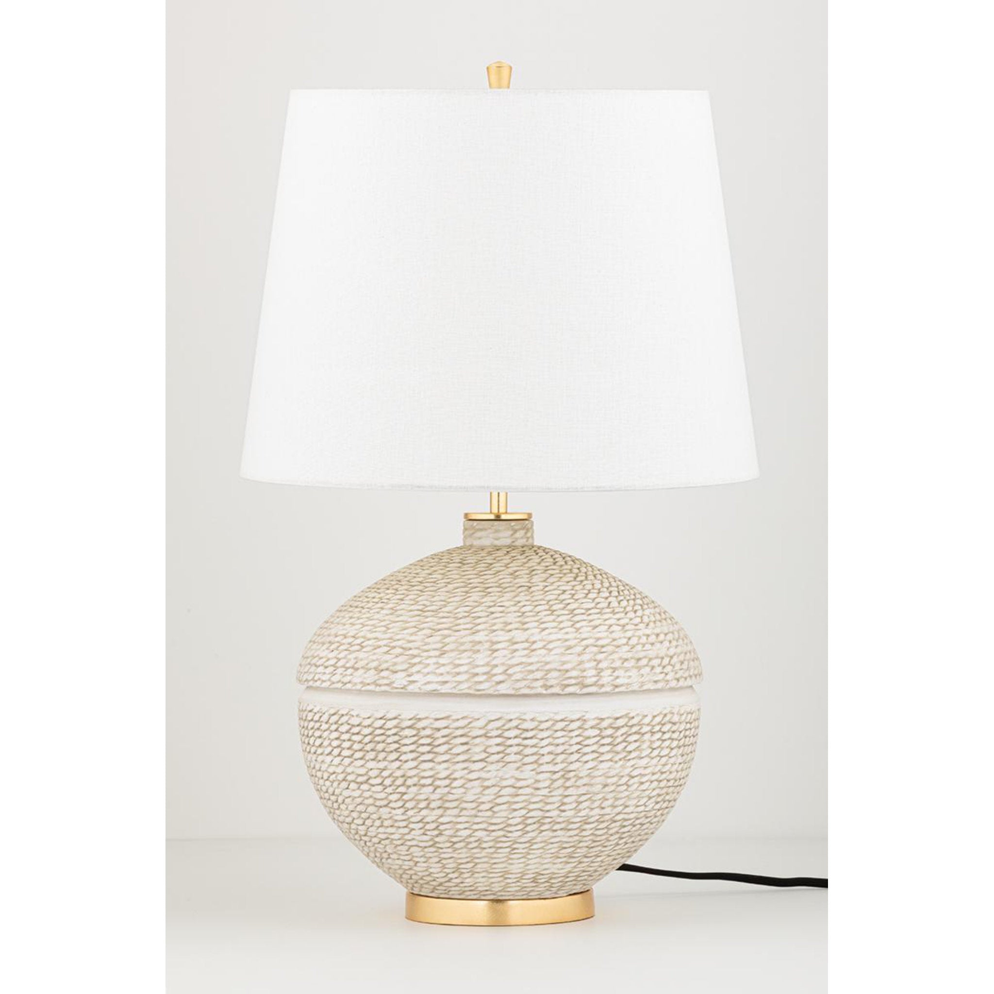 Katonah 1-Light Table Lamp in  Gold Leaf 15.5L x 15.5W x 23.75H