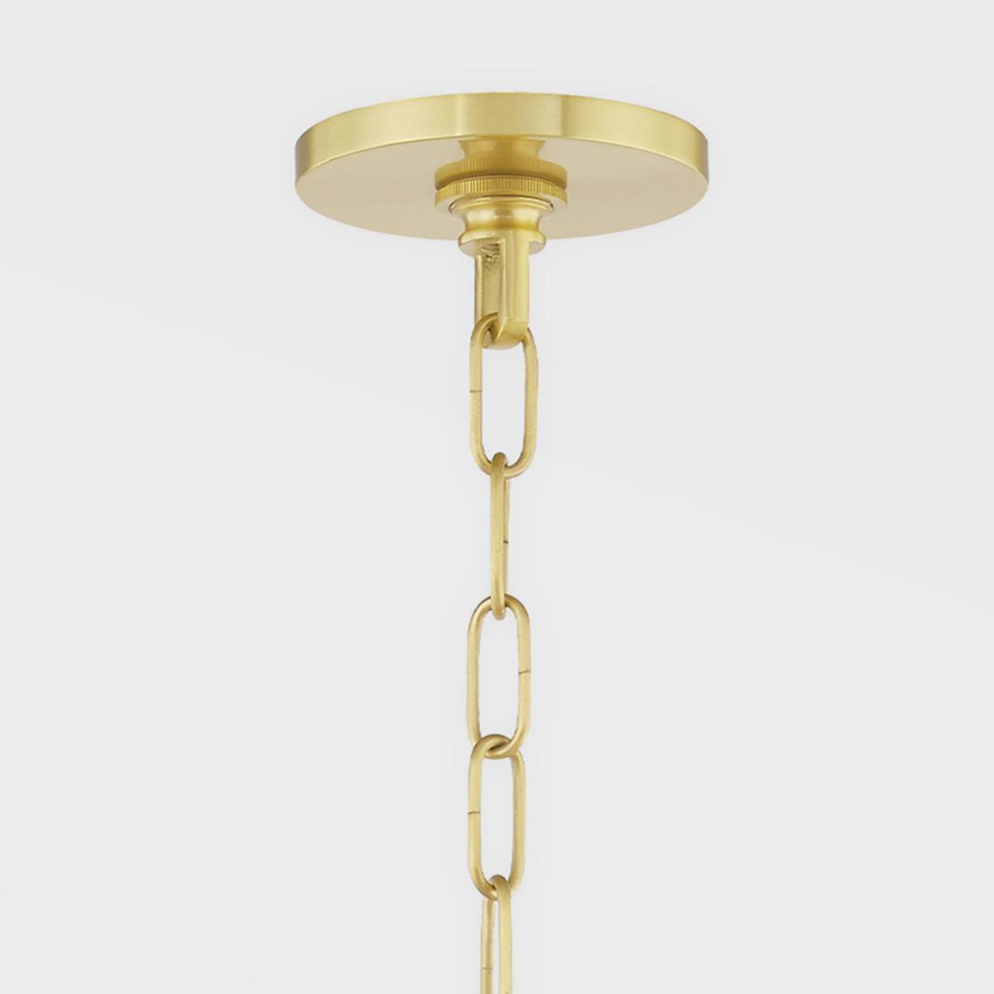 Olivia 1-Light Wall Sconce in Aged Brass