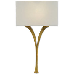 Choisy Gold Wall Sconce - Antique Gold Leaf
